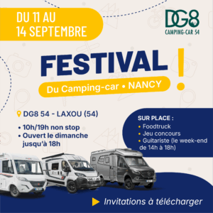 Affiche du Festival du Camping-car de Nancy